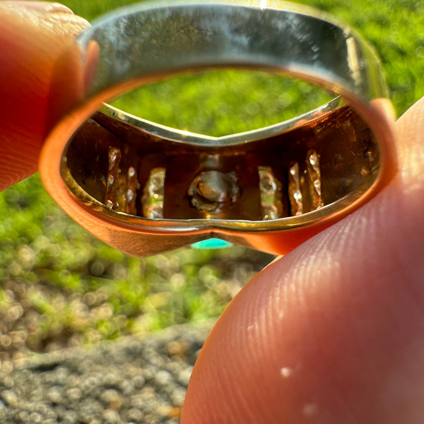 Custom 14k Yellow Gold 1.3Ct Natural Columbian Emerald & .70Ctw Natural Diamond Ring (6.25)