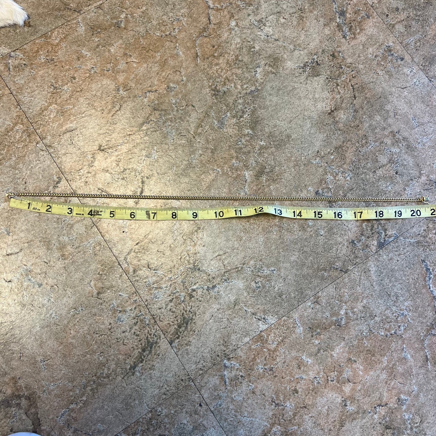 Solid 14k Yellow Gold Italian Made Miami Cuban Link Necklace (20”)