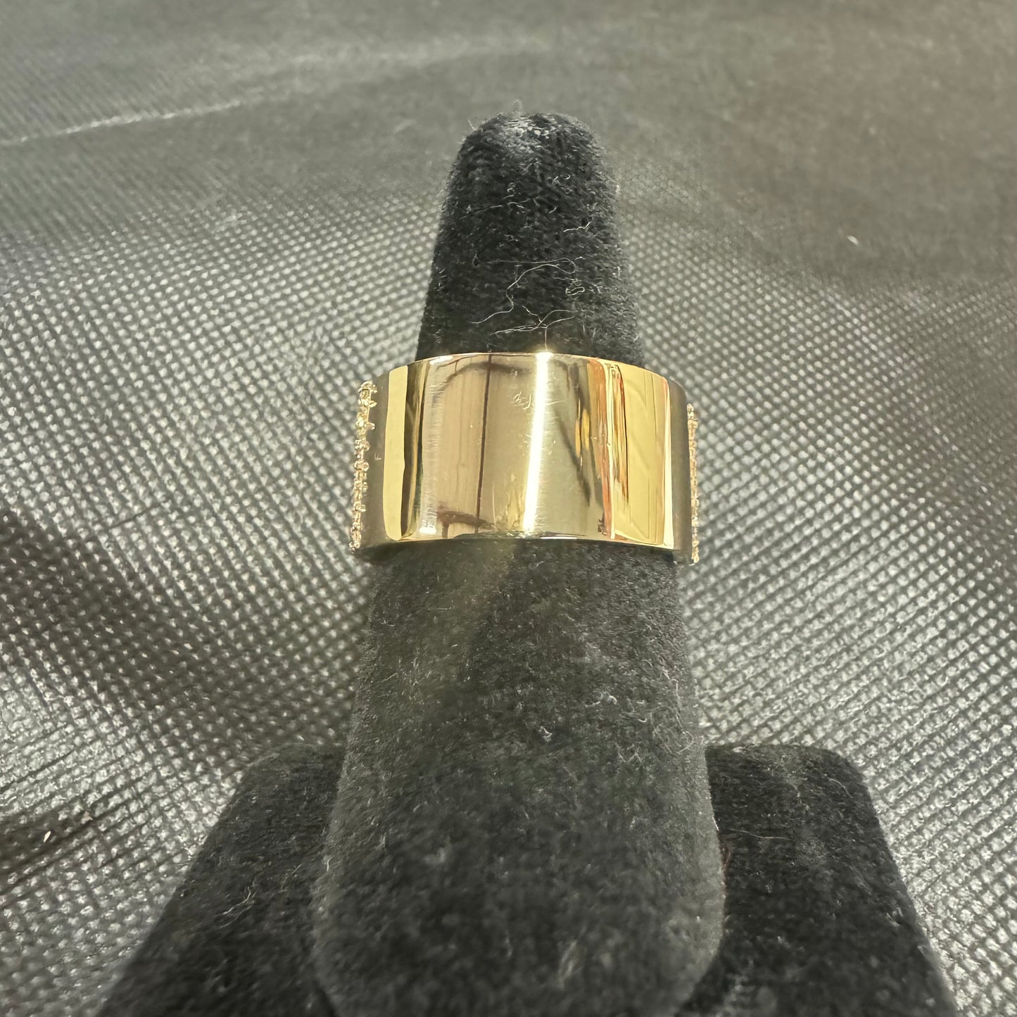Custom 5.25ctw Natural VS Diamond Cluster 14k Yellow Gold Championship Ring (10.5)