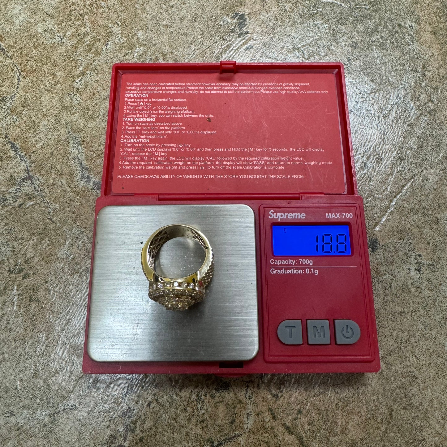Custom 5.25ctw Natural VS Diamond Cluster 14k Yellow Gold Championship Ring (10.5)