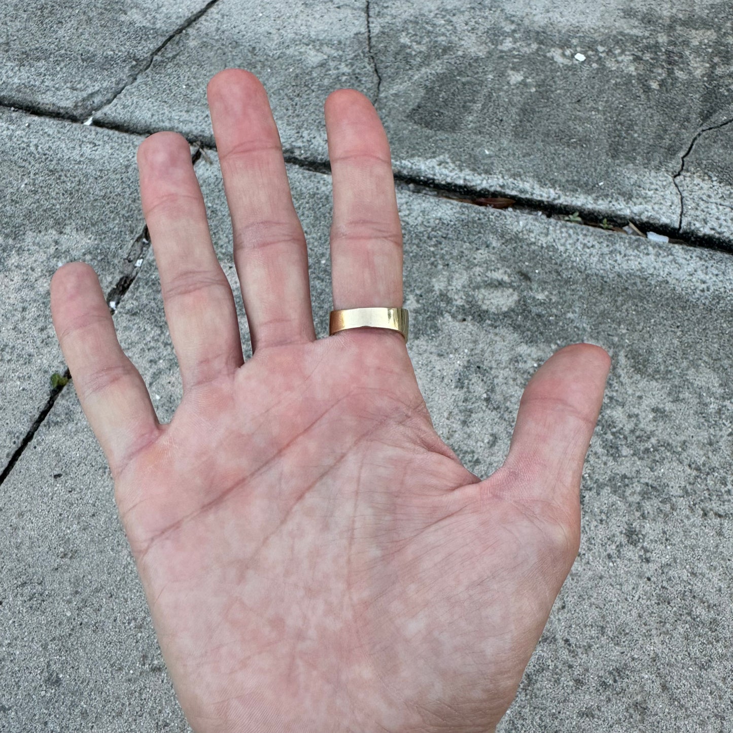 Vintage Custom Made 14k Yellow Gold .60ctw Natural Diamond And .40ctw Ruby Signet Ring (10.75)