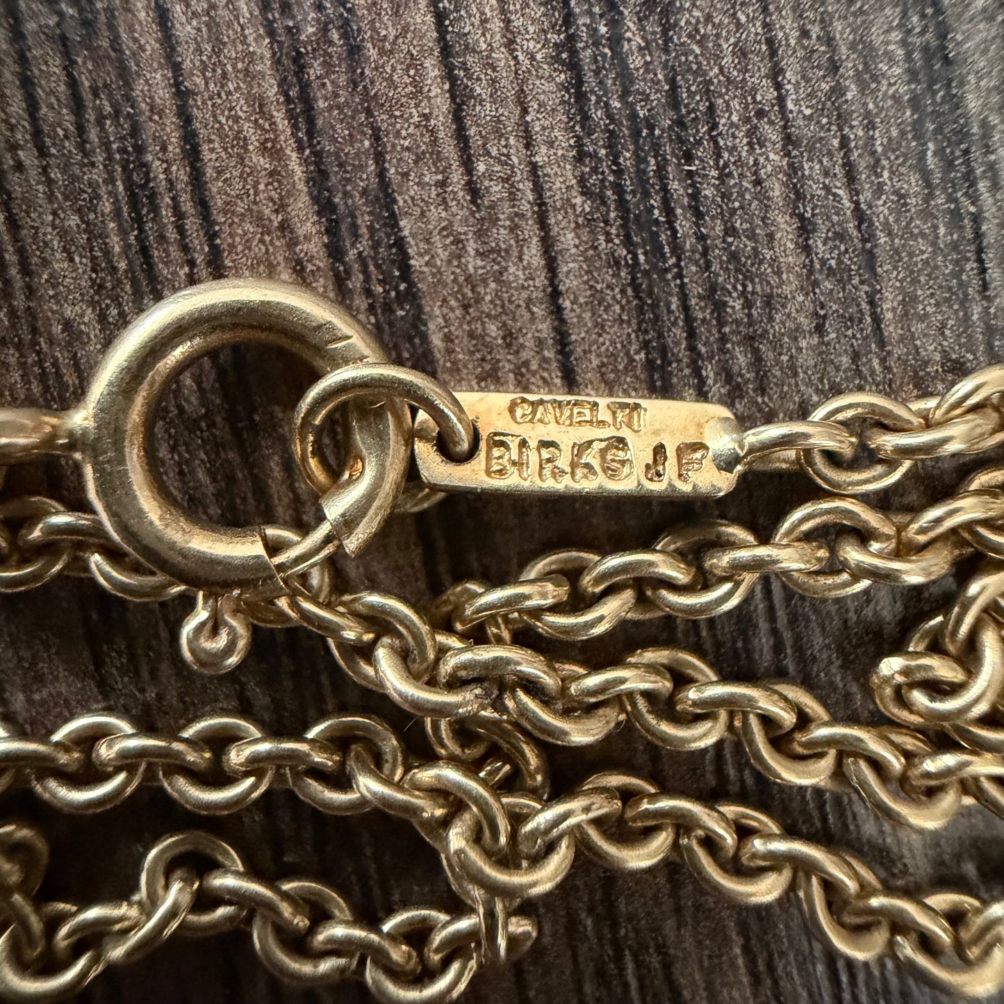 Cable link necklace