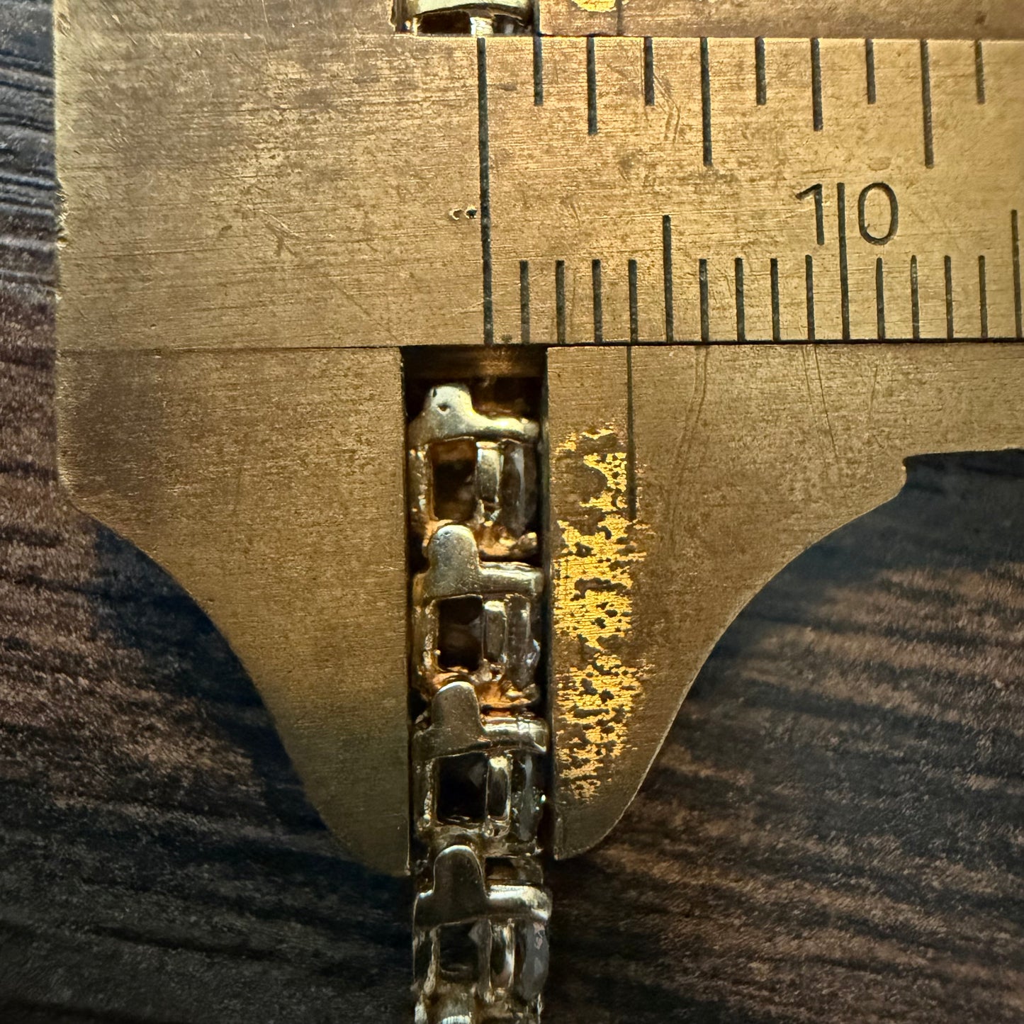 Vintage Solid 14k Yellow Gold 6.0ctw Natural Diamond Martini Set Tennis Bracelet (7”)