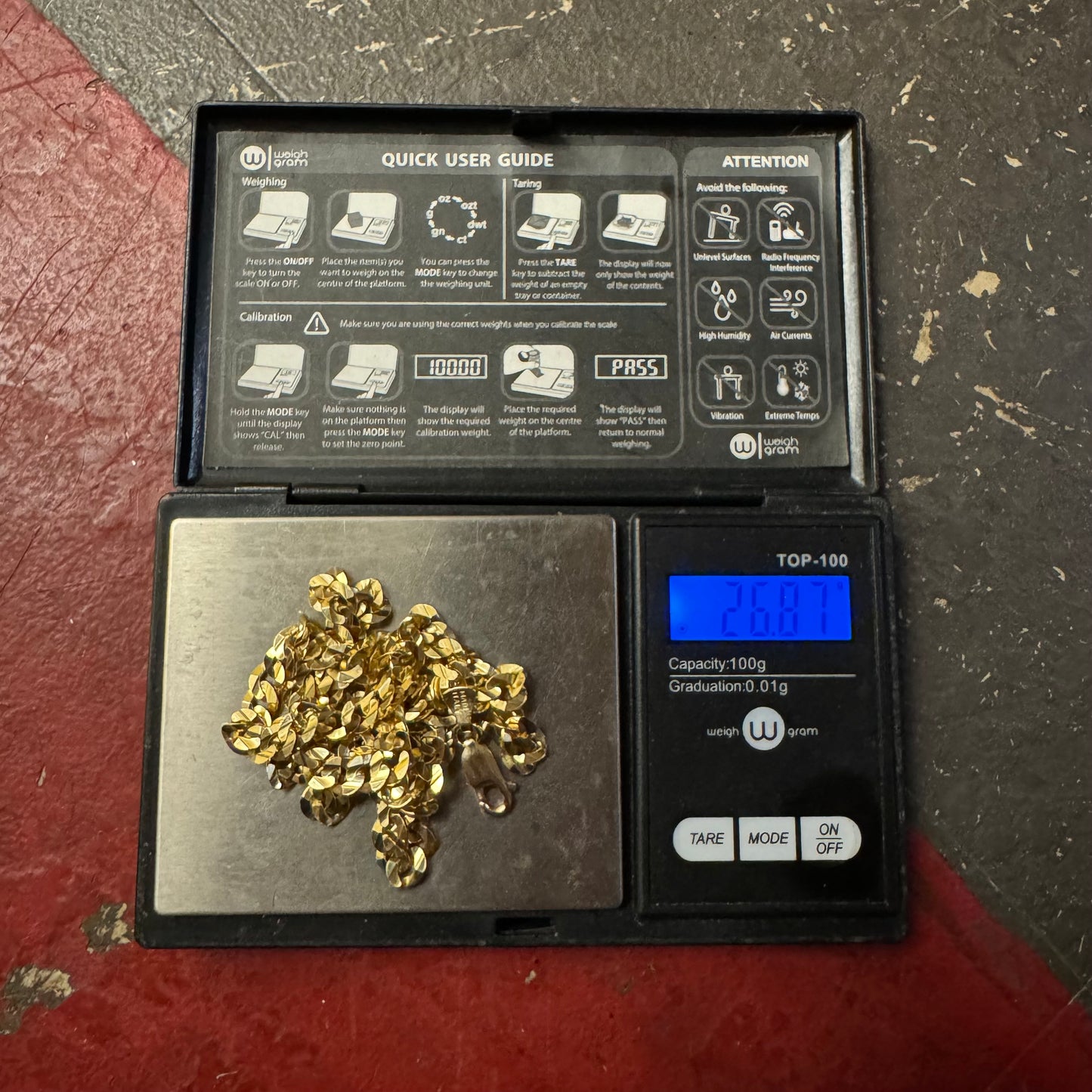 Brand New Solid 14k Yellow Gold Cuban Curb Link Necklace (20”)