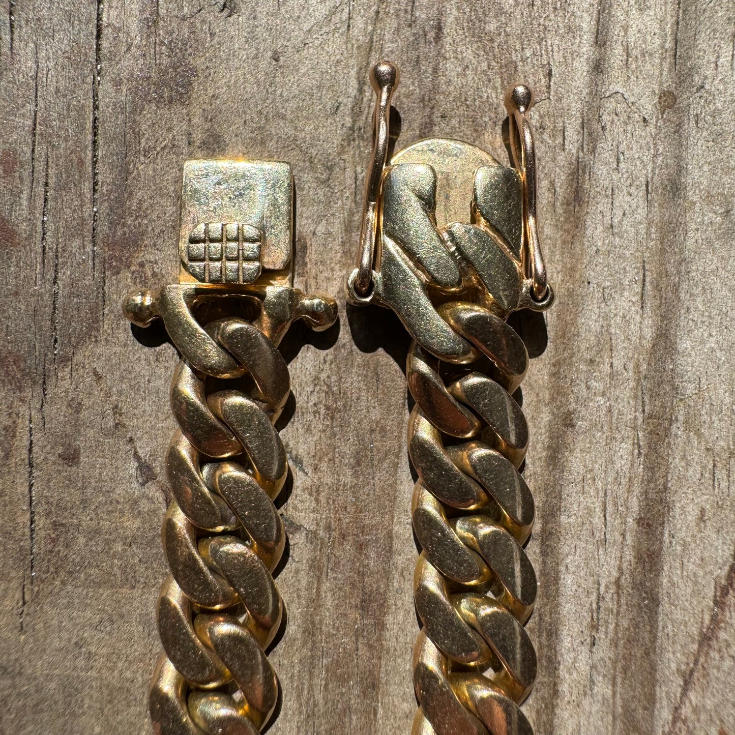 Vintage Solid 14k Yellow Gold Heavyweight (110g) Miami Cuban Link Necklace (22”)