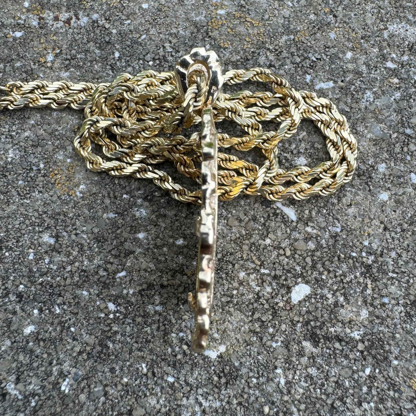 Vintage Pure .999 24k Gold 5g Credit Suisse Nugget Pendant