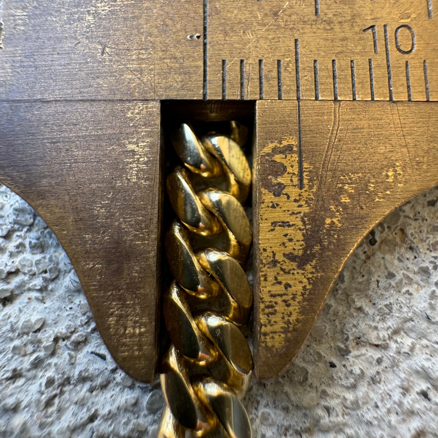 Brand New Solid 14k Yellow Gold Miami Cuban Link Necklace (22”)