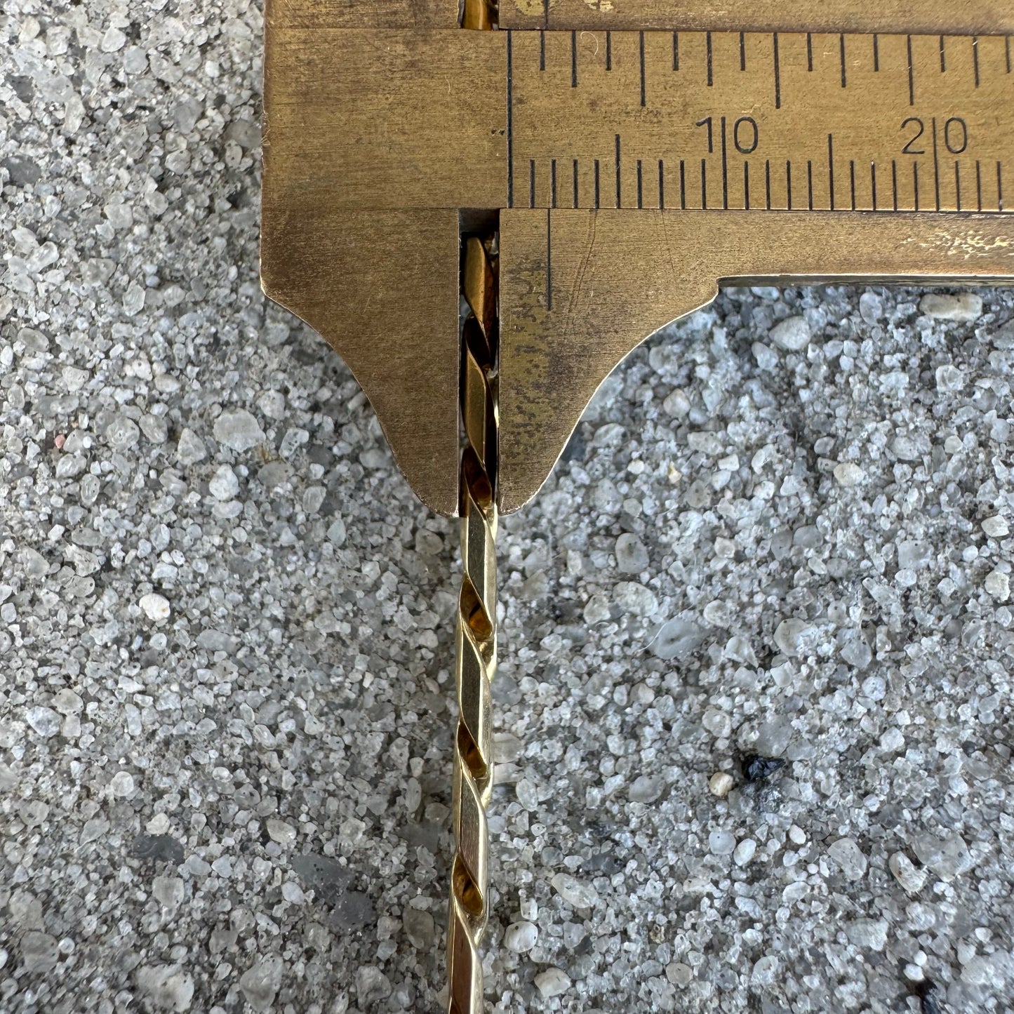 1980’s Solid 14k Yellow Gold Classic Cuban Curb Link Necklace (20”)