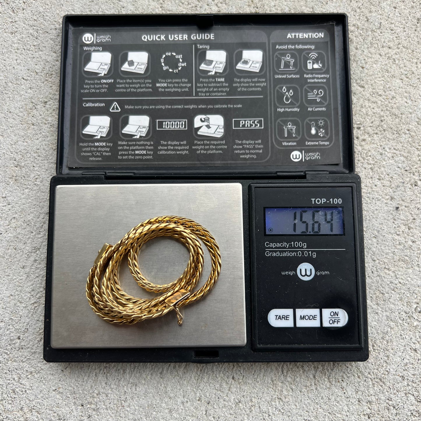 1970’s 14k Italian Yellow Gold Old School Sleek Miami Cuban Link Necklace (19”)