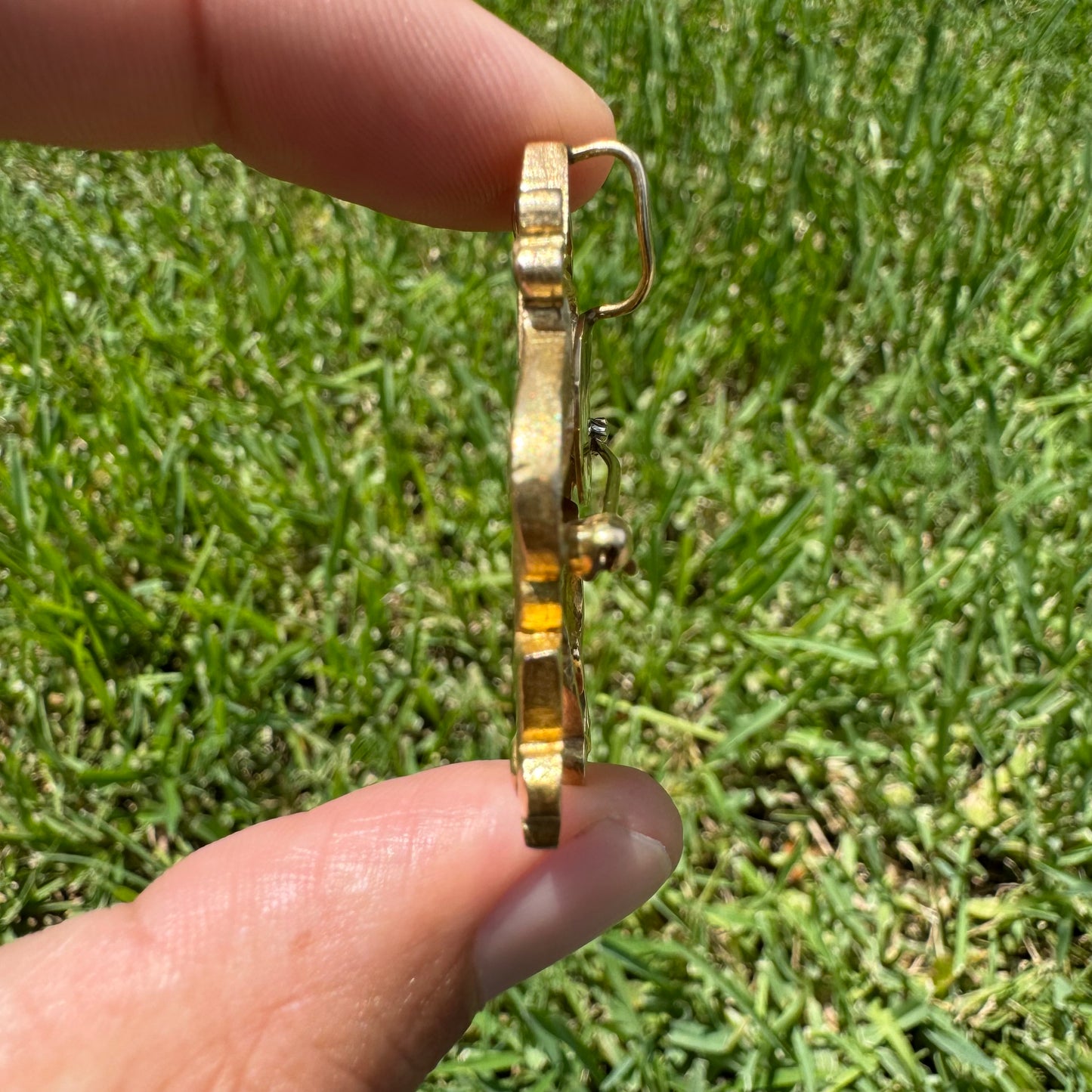 1982 Solid 14k Yellow Gold Heavyweight Lion Of Judah Pendant