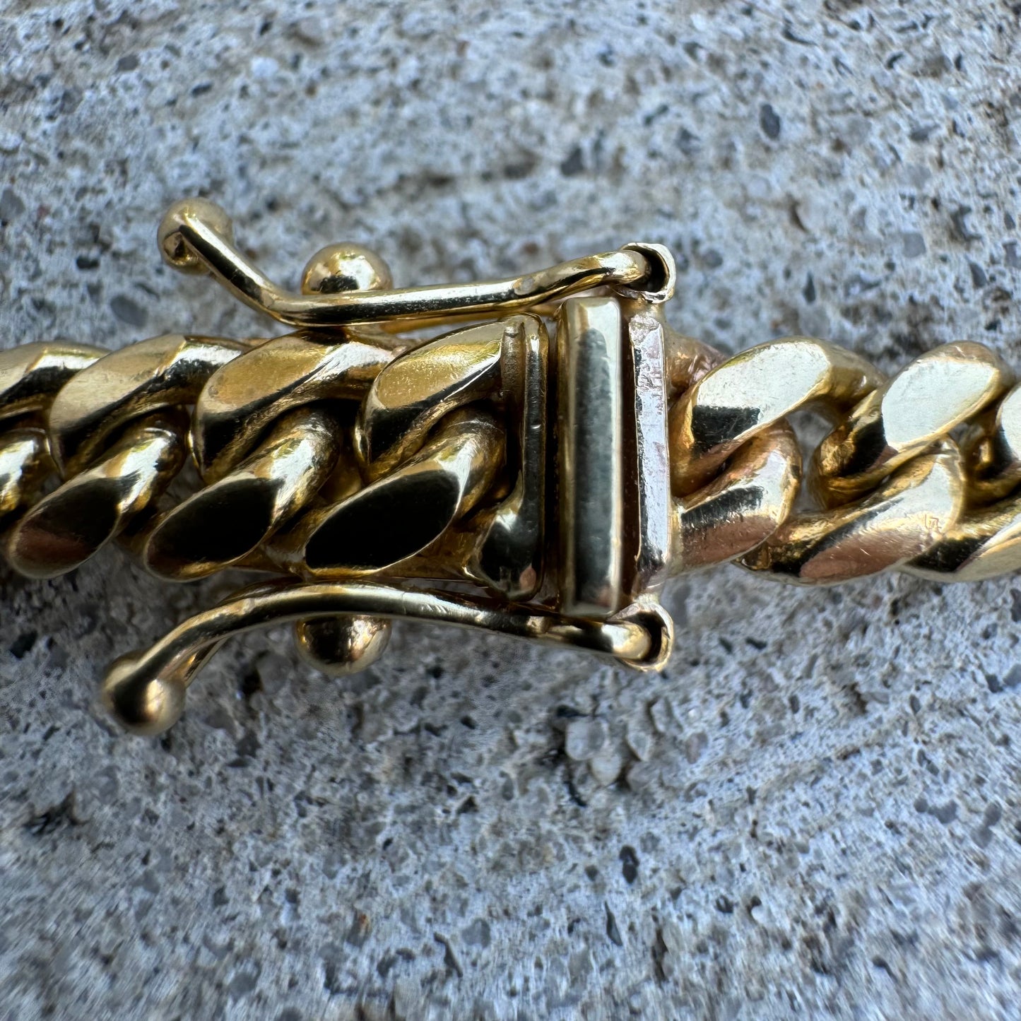 Brand New Solid 14k Yellow Gold Miami Cuban Link Necklace (22”)