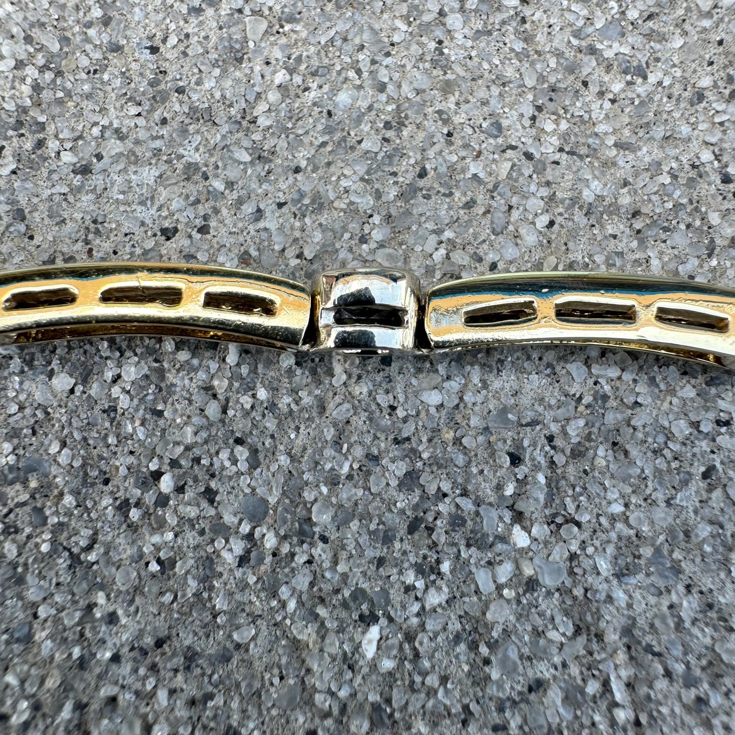 Custom 14k Two-Tone 3.5CTW Natural Diamond Bracelet (6.5”)