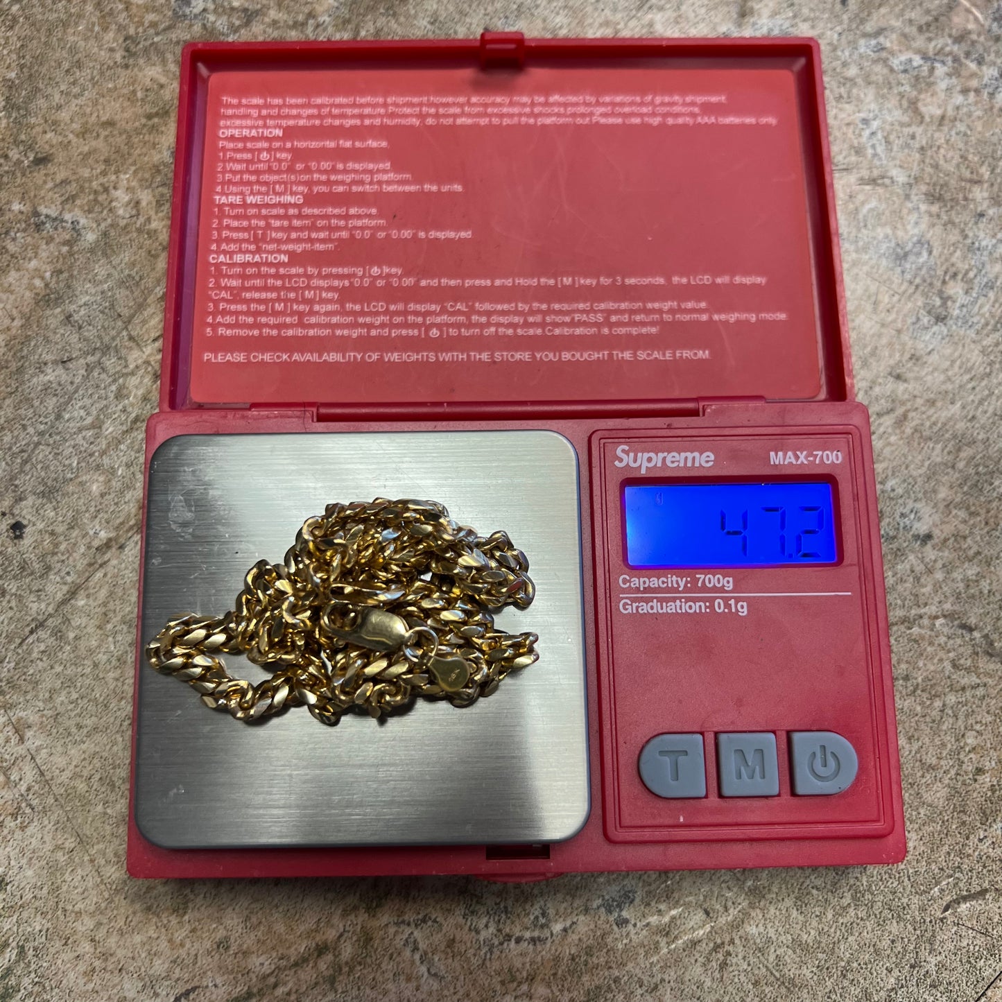 Immaculate Solid 18k Yellow Gold Heavyweight Miami Cuban Link Necklace (20”)