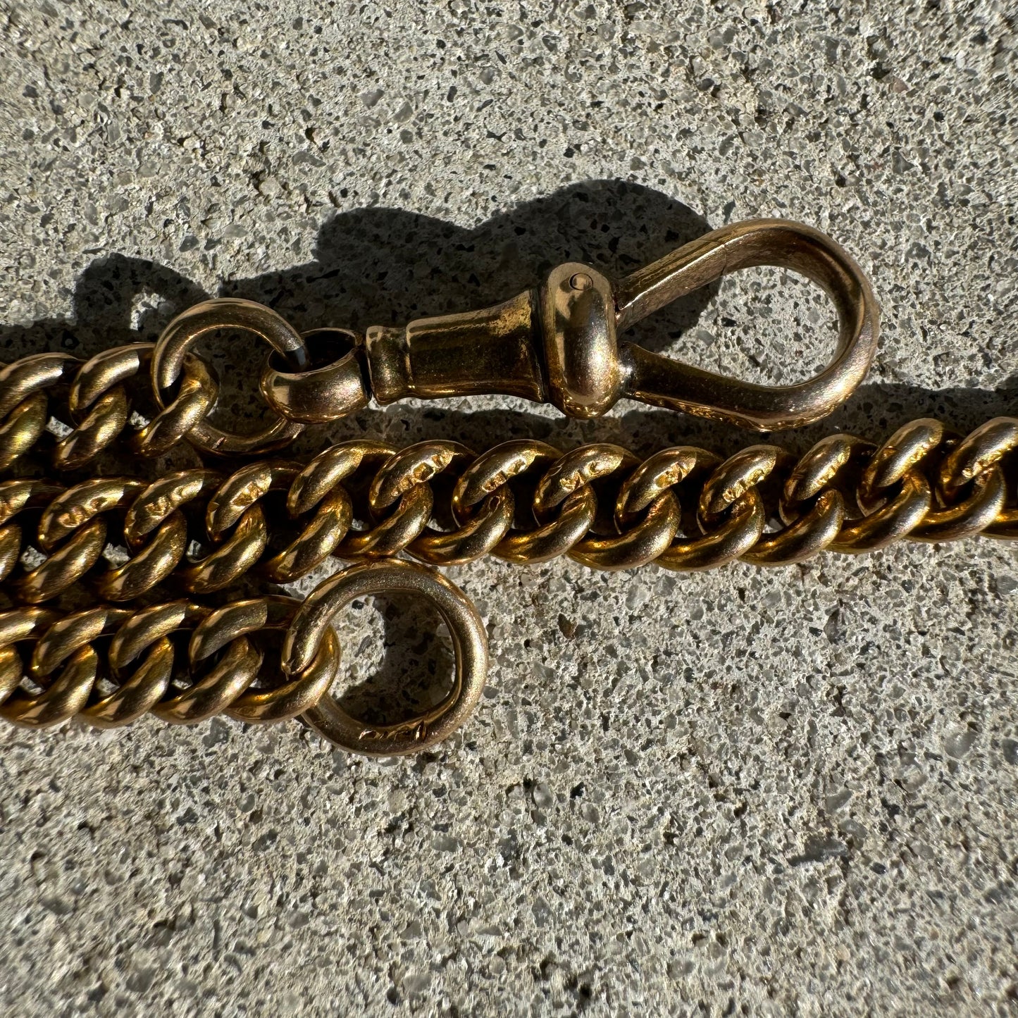 Antique Solid 15k Watch Chain