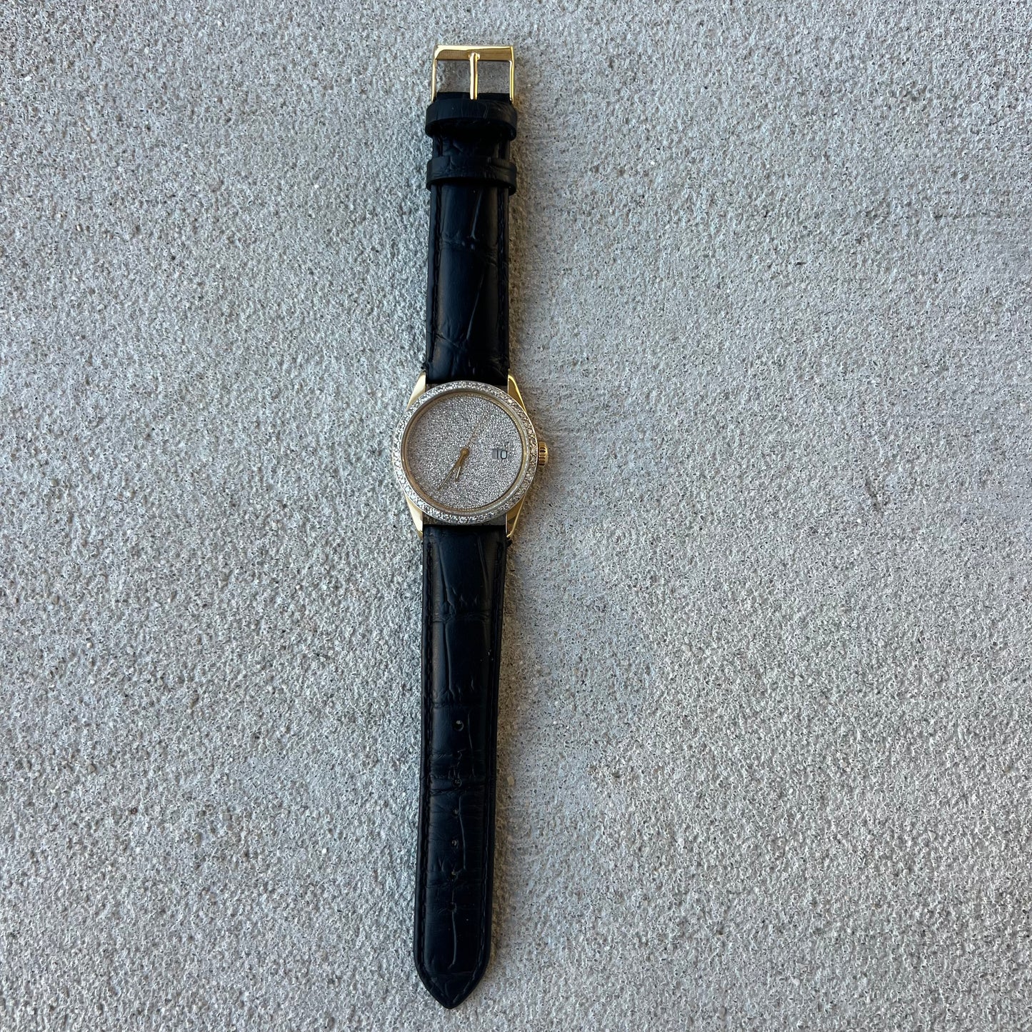 Custom 18k Gold 2.75CTW Natural Diamond Buss Down Watch (36mm)