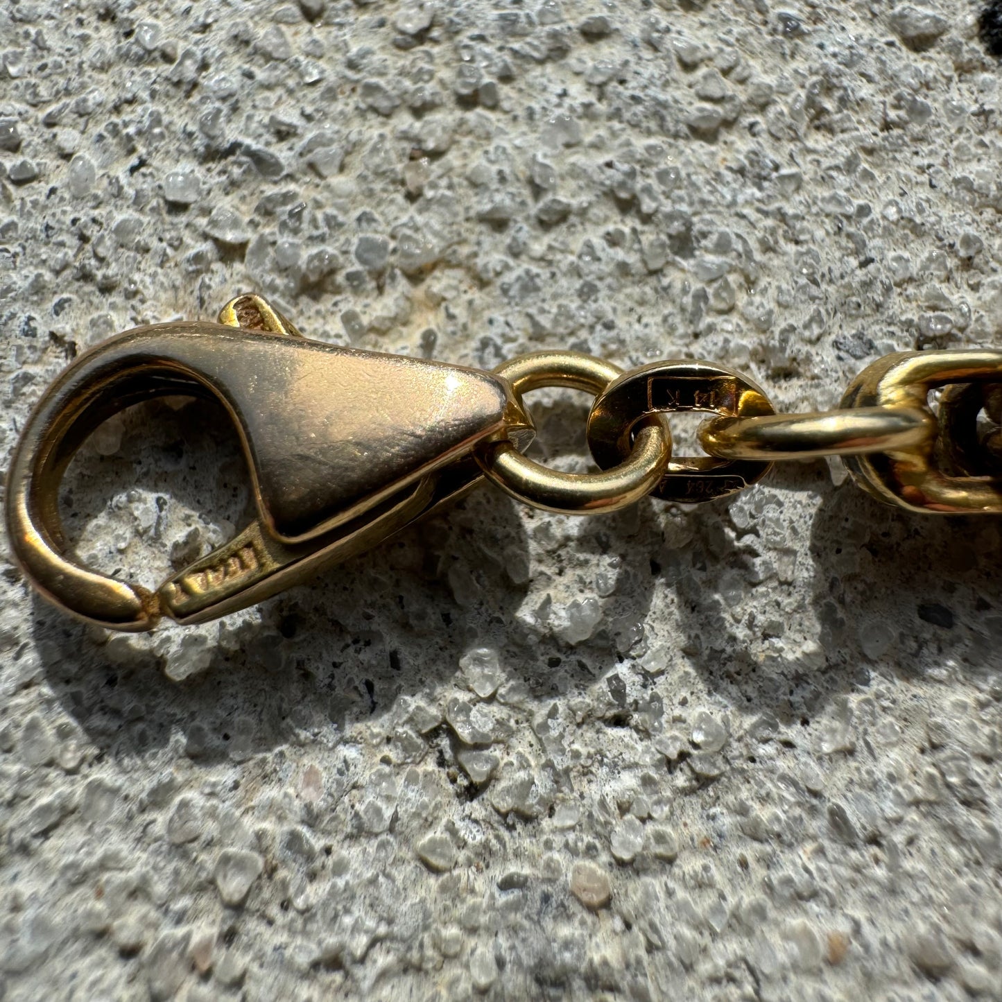1990’s Solid 14k Italian Yellow Gold Heavyweight Byzantine Link Necklace (21.5”)