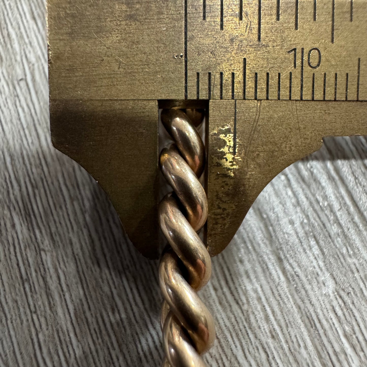 Antique Russian Hallmarked Solid 14k Gold Heavyweight Watch Chain (13.25”)