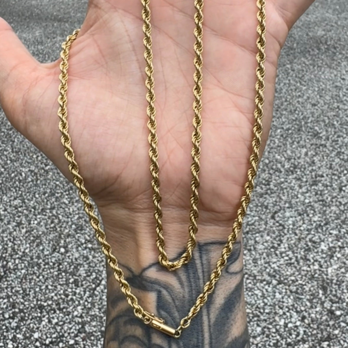 Necklace rope