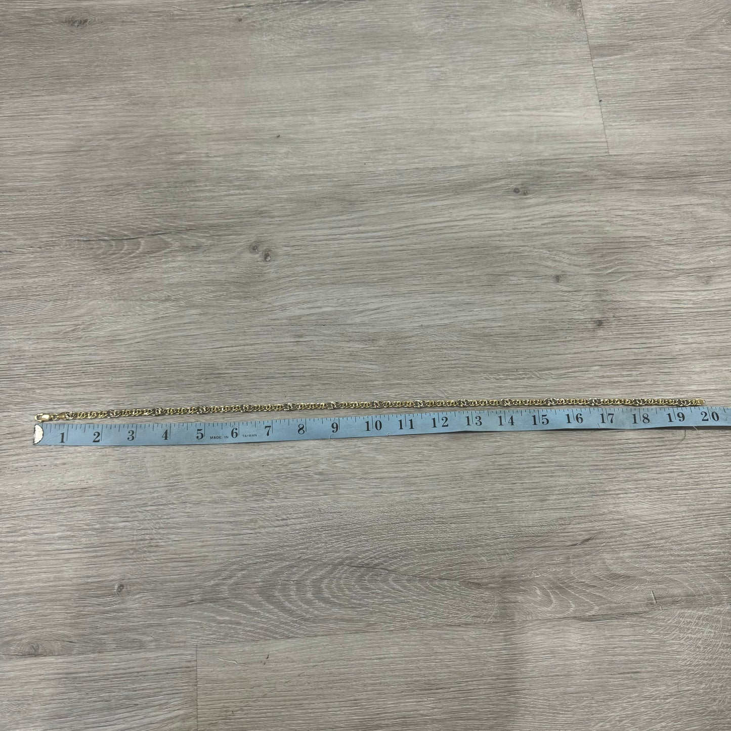 Vintage 18k Italian Gold Tigers Eye “Chanel Link” Necklace (20”)