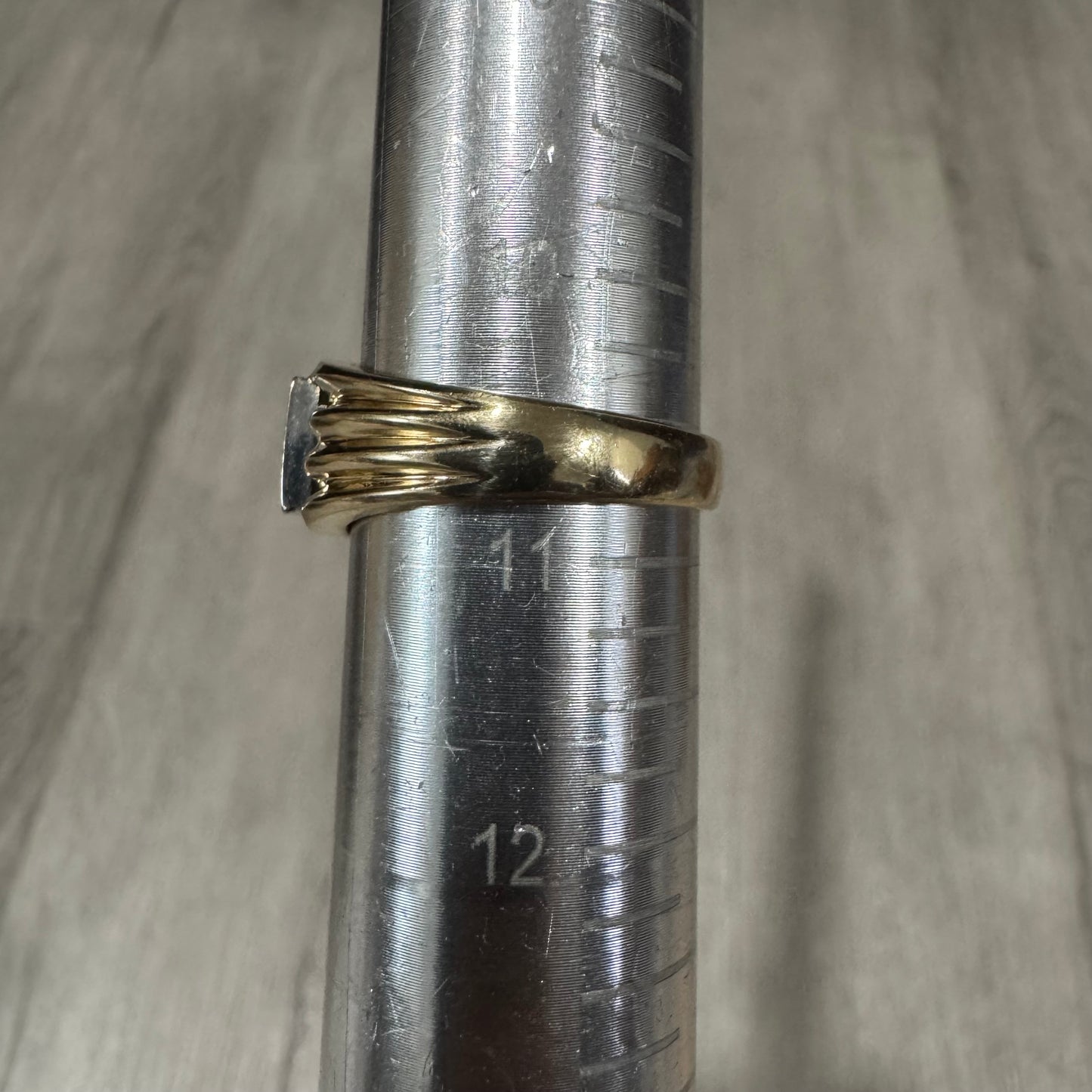 Antique Solid 14k Gold .75ct Old Euro Cut Diamond Gents Ring (10.5)