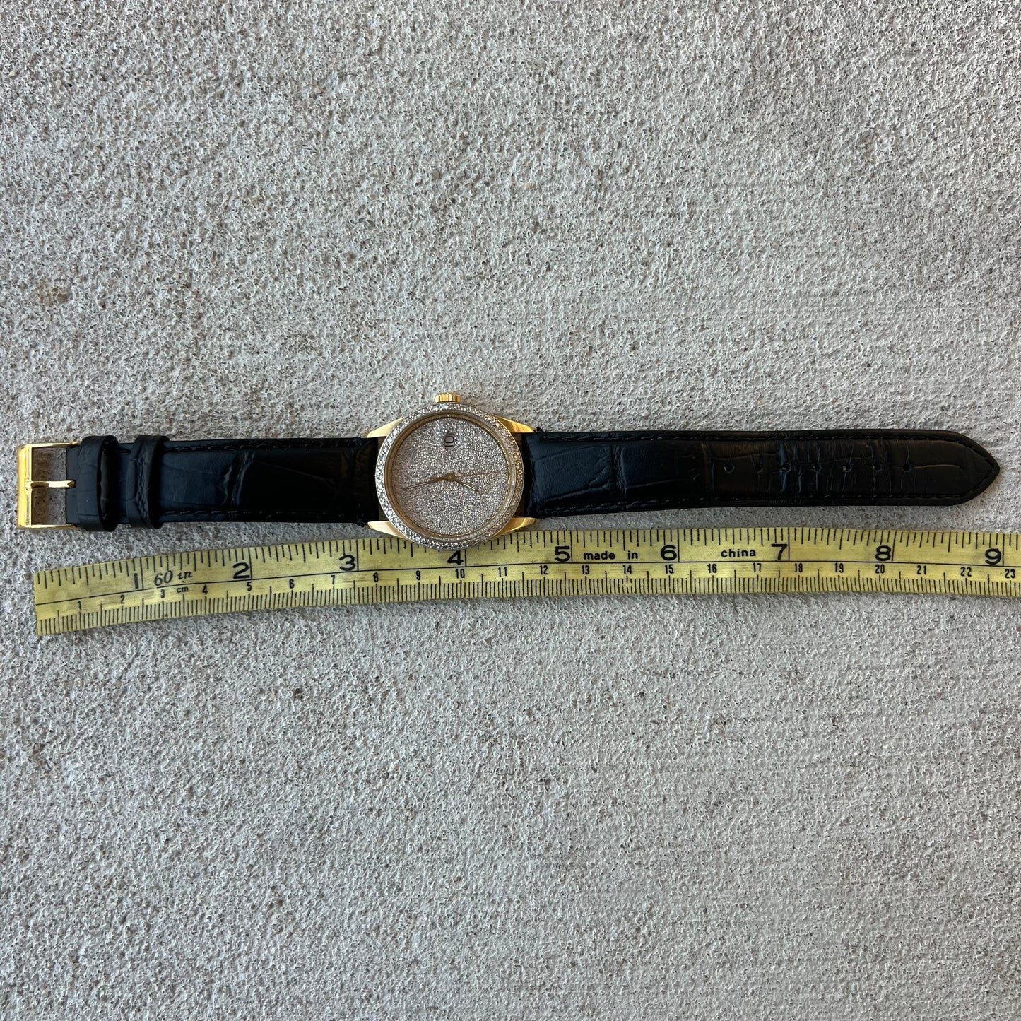 Custom 18k Gold 2.75CTW Natural Diamond Buss Down Watch (36mm)
