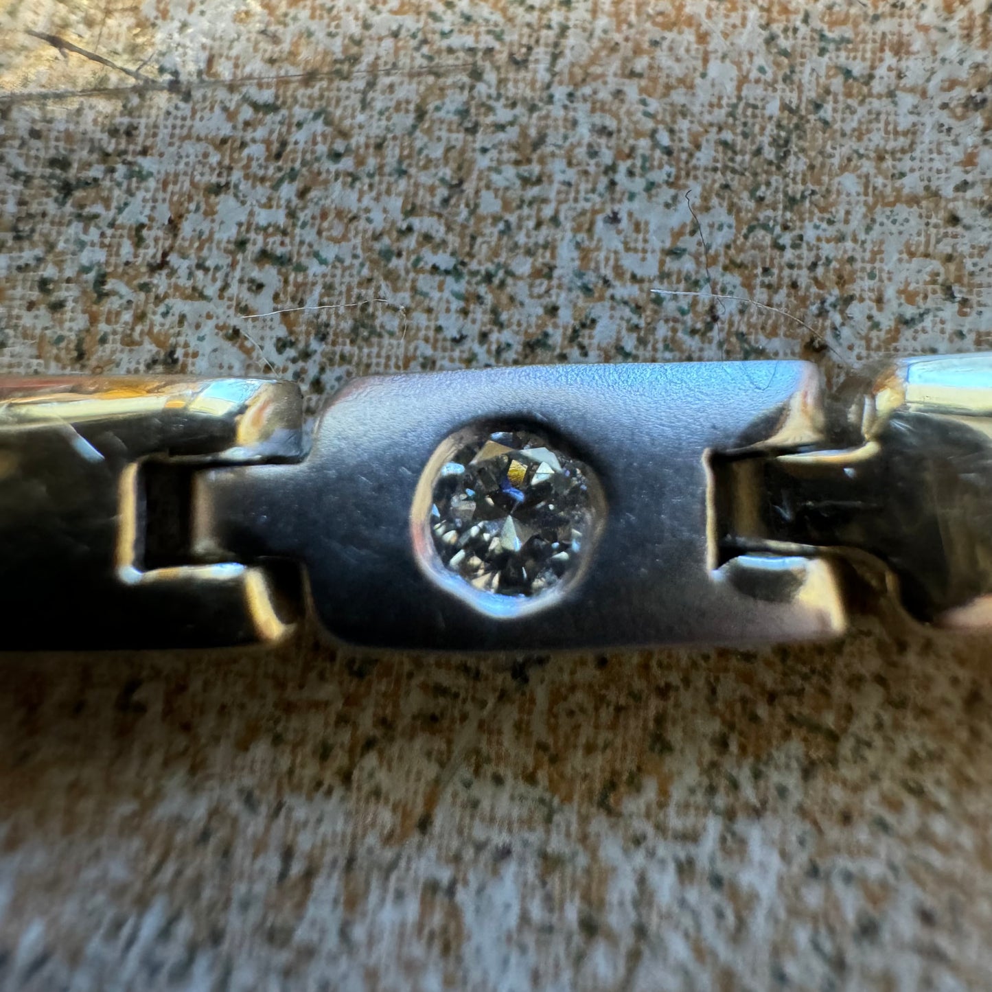 Vintage Solid 14k Two-Tone Gold 1.0CTW Natural Diamond Bracelet (7”)
