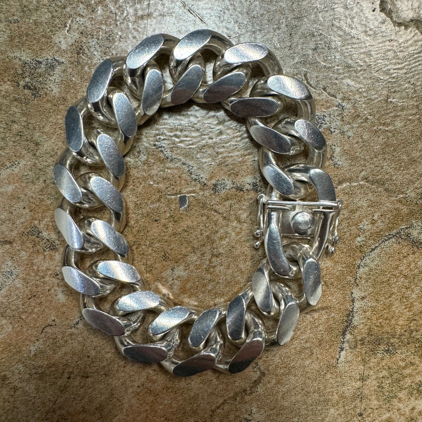 Super Heavyweight Italian Sterling/.925 Giant Miami Cuban Link Bracelet (8.25”)