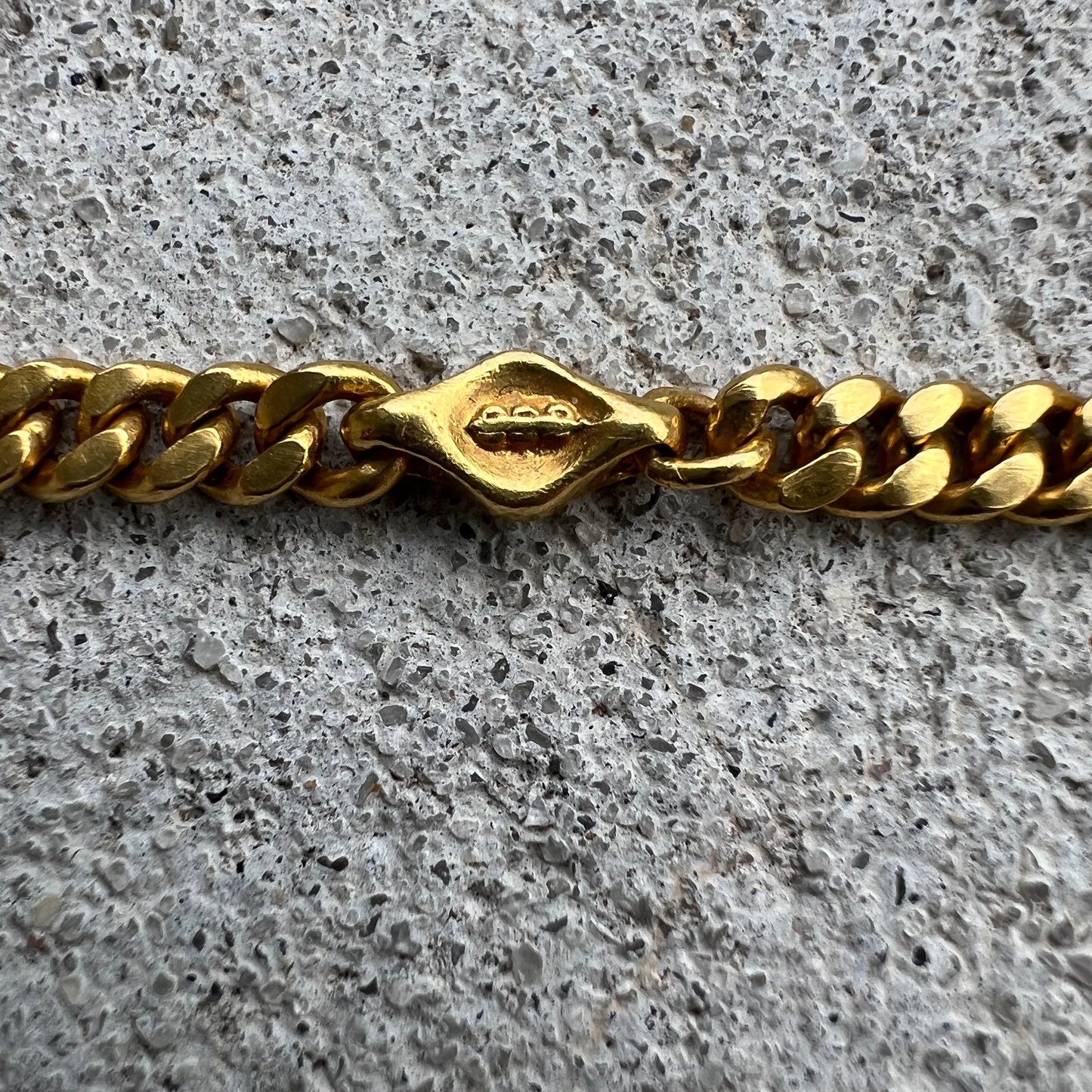 “INVESTMENT JEWELRY” Vintage Pure .999 Solid 24k Yellow Gold Cuban Link Necklace (24.5”)