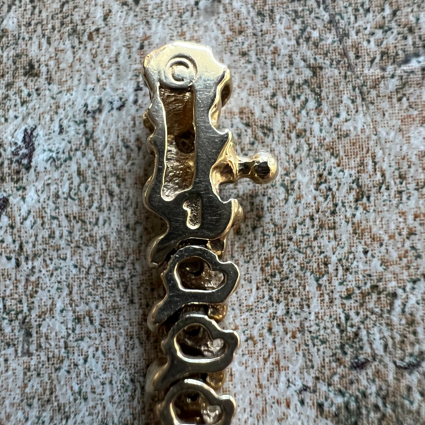 Vintage 14k Yellow Gold Heavyweight 1.0CTW Natural Diamond Classic Tennis Bracelet (7”)
