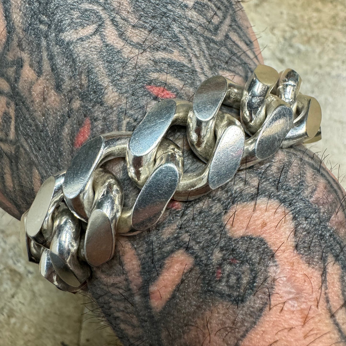 Super Heavyweight Italian Sterling/.925 Giant Miami Cuban Link Bracelet (8.25”)