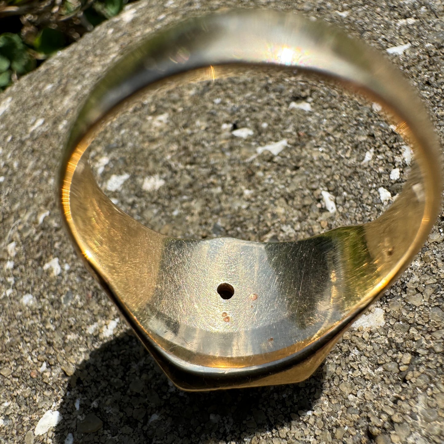 1960’s Avant-Garde 14k Gold .50ct Natural Diamond Modernist Ring (10)