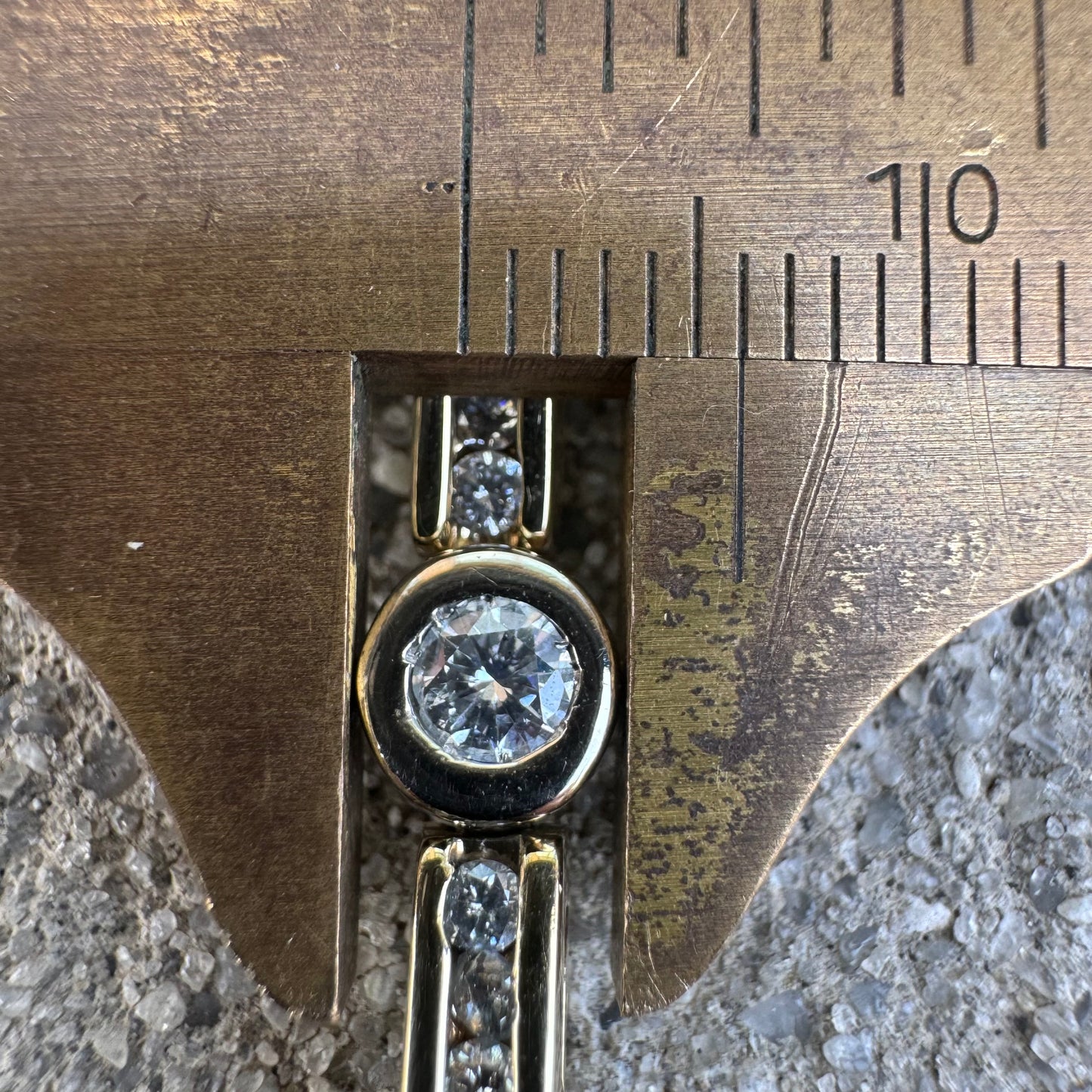 Custom 14k Two-Tone 3.5CTW Natural Diamond Bracelet (6.5”)