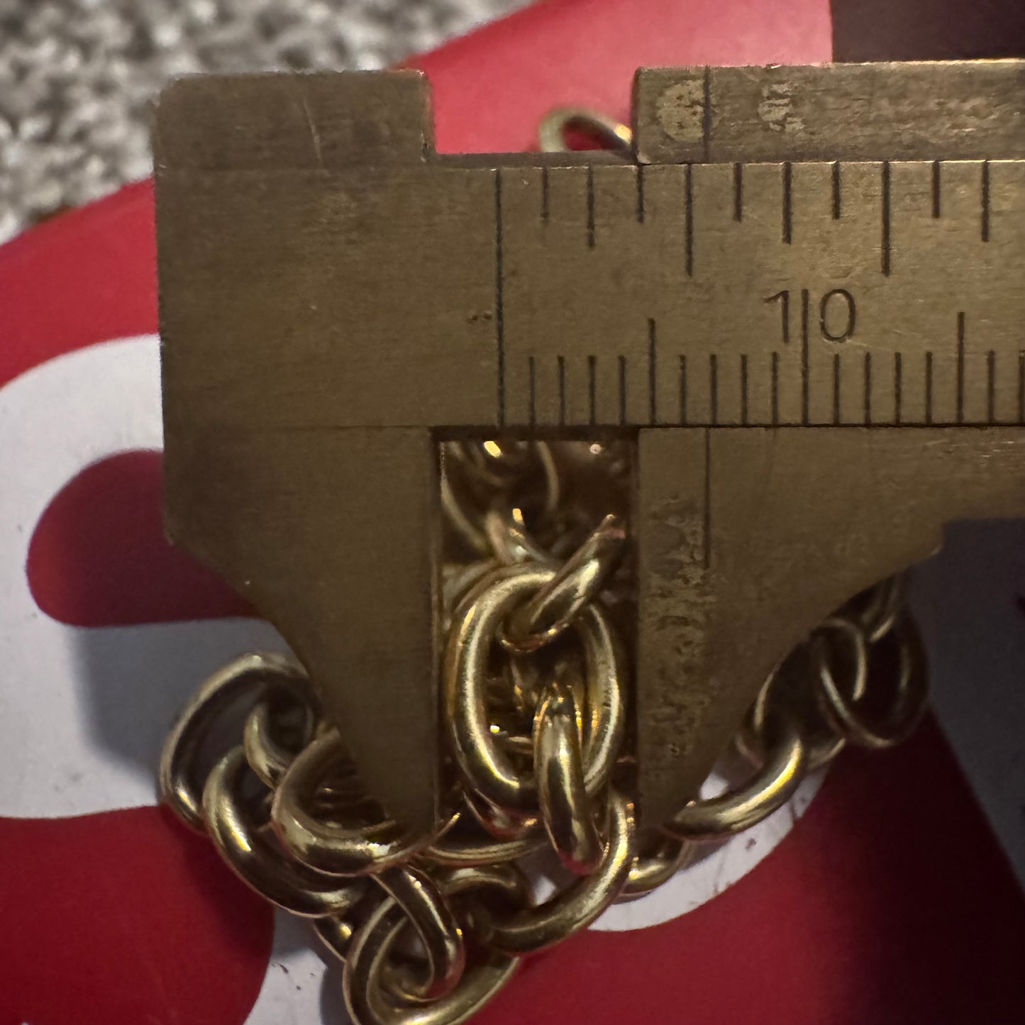 Tiffany & Co. Solid 18k Yellow Gold Cable Link Heart Tag Bracelet (7.75”)