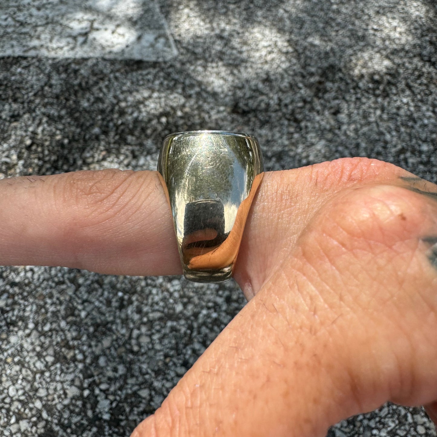 Vintage 14k Gold Harley-Davidson Derby Cover Ring (11.5)