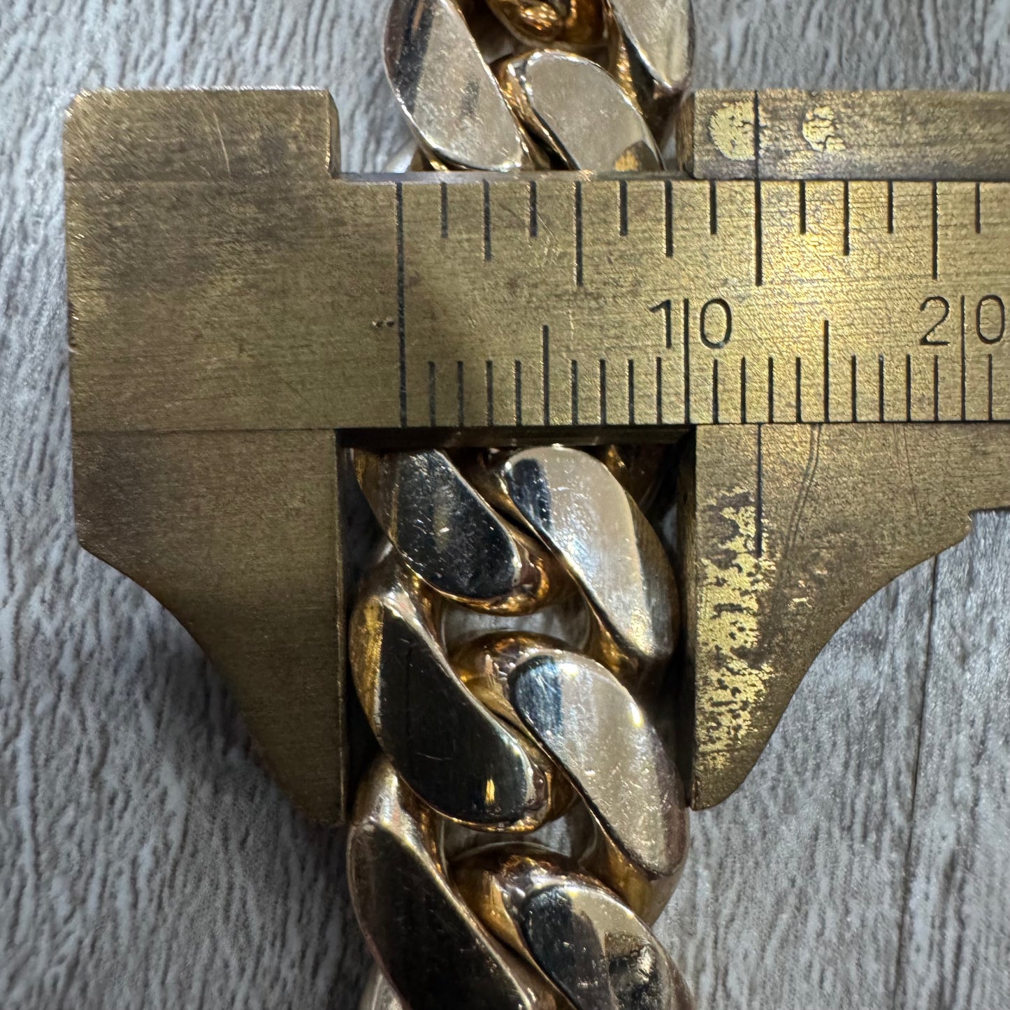 Custom Solid 14k Yellow Gold Heavyweight Miami Cuban Link Bracelet (7”)