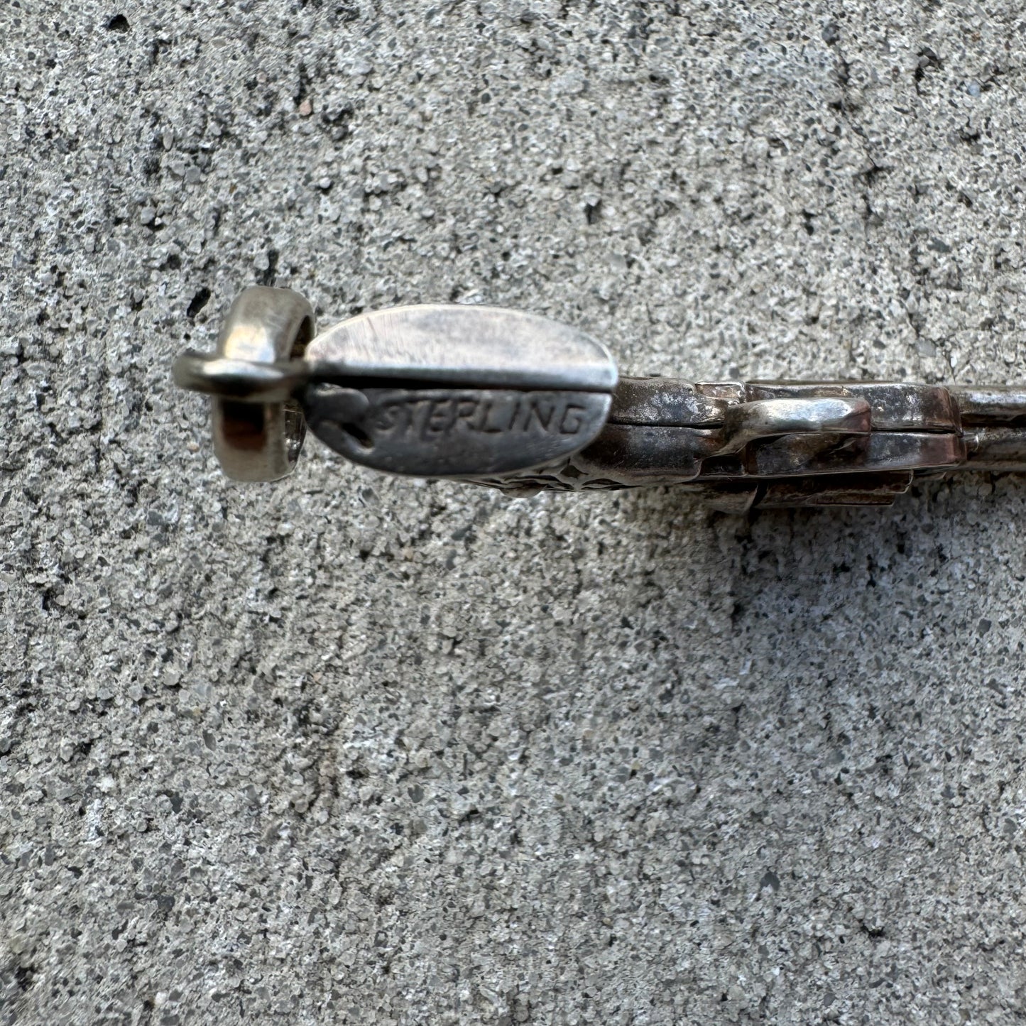 1970’s/80’s Solid Sterling Silver Functionally Articulating Scale Model 1881 Colt Frontier Six Shooter Pistol Pendant
