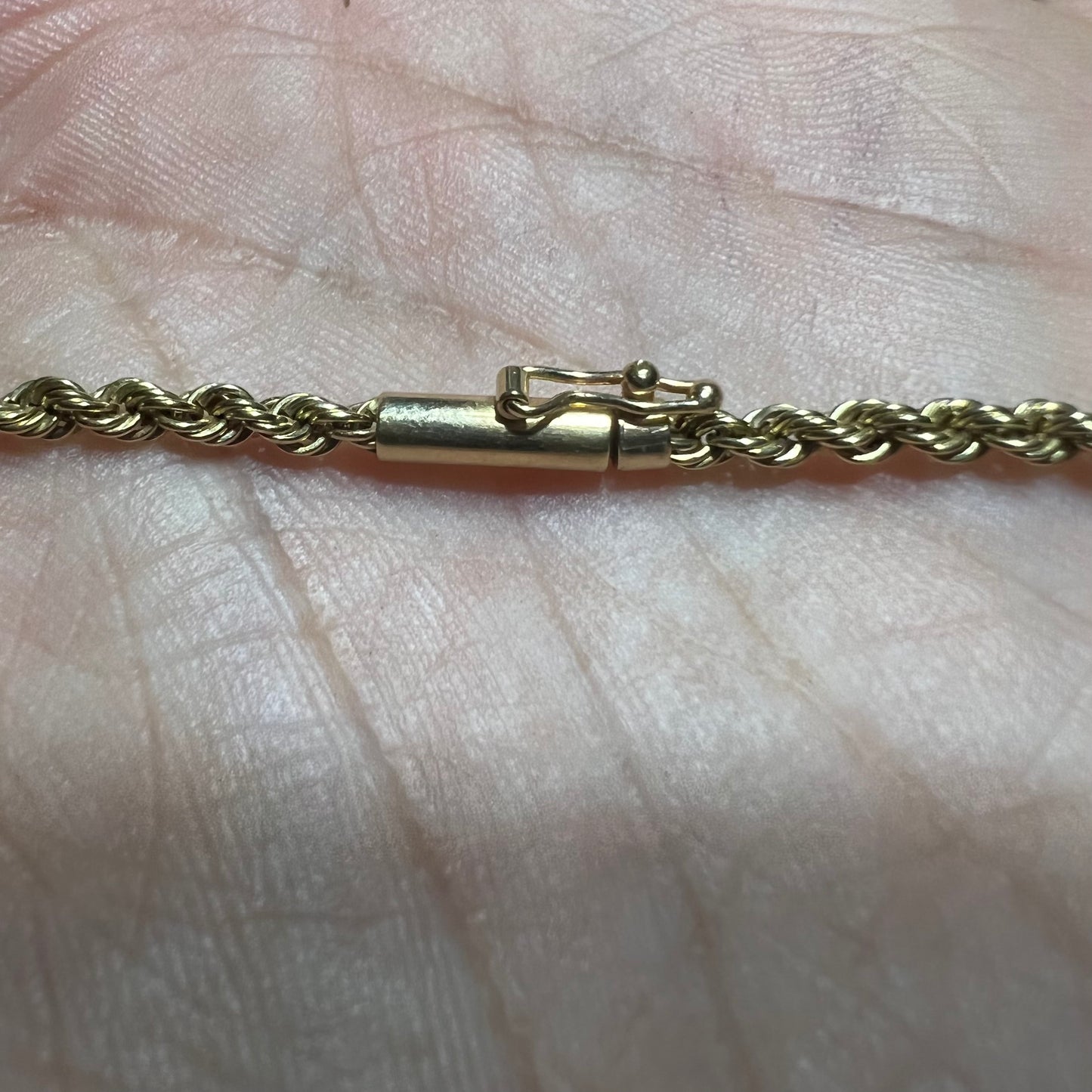 1979 Solid 14k Classic Rope Chain (19.5”)