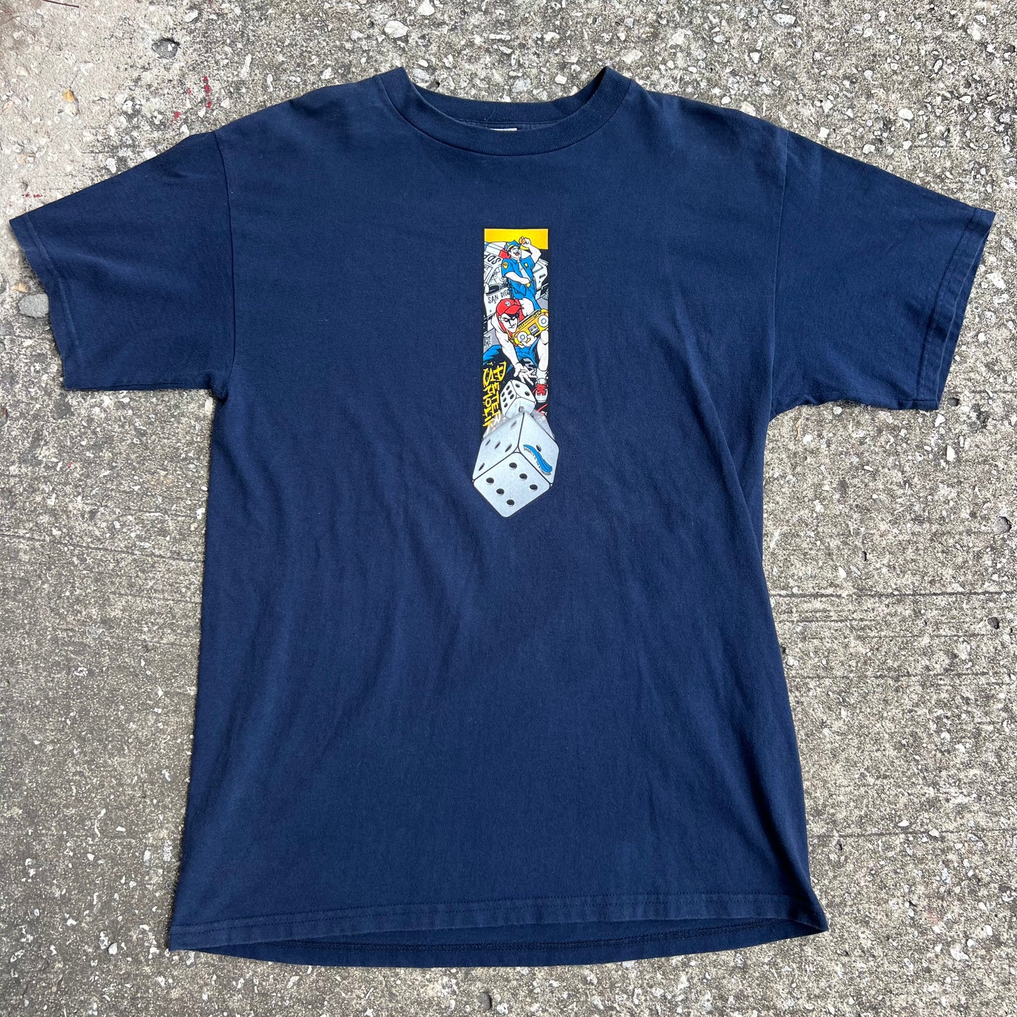 1990’s Shortys Skateboards Peter Smolik “Rollin’ Dice” Pro Model Shirt (L)