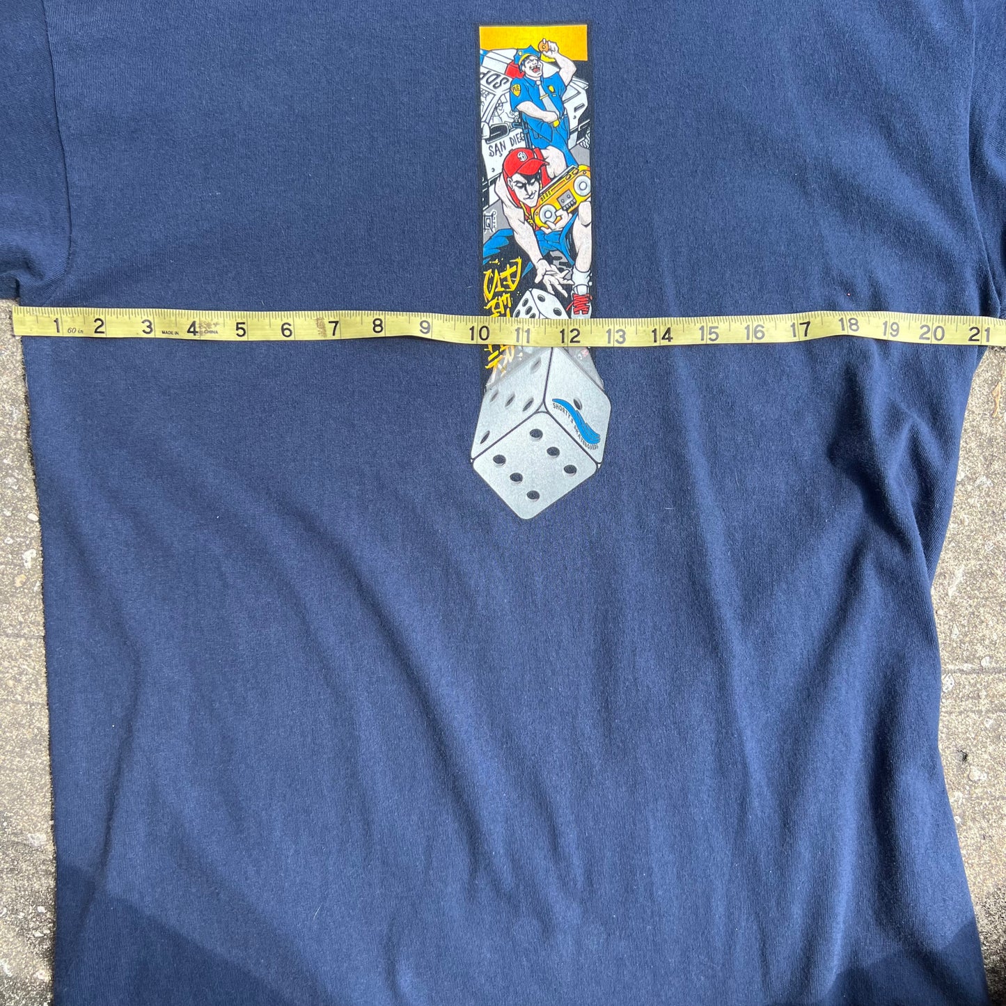 1990’s Shortys Skateboards Peter Smolik “Rollin’ Dice” Pro Model Shirt (L)