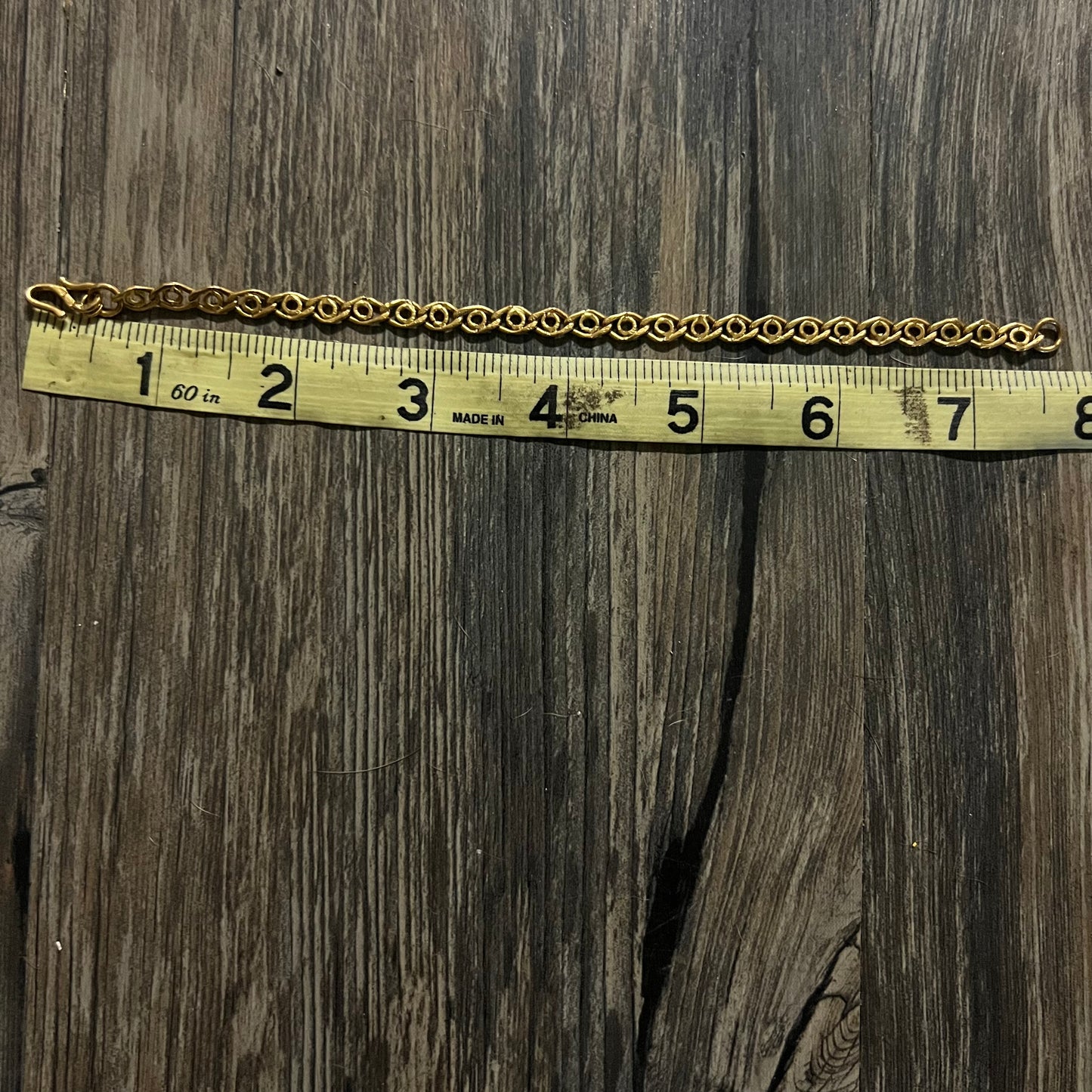 Pure 24k Solid “Evil Eye” Mariner Link Bracelet