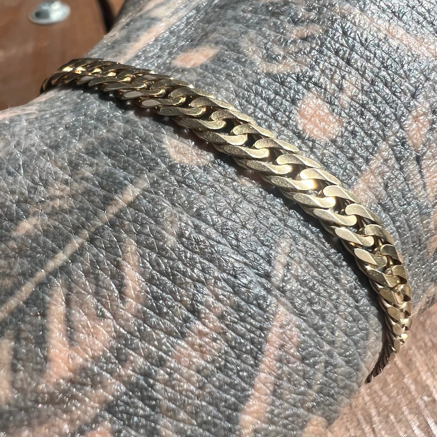 1990’s Solid 14k Milor Italian Double Cuban Link Bracelet (8.75”)