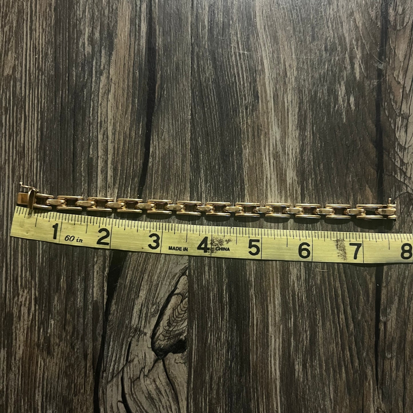 Vintage 14k Italian Triple Tier Bracelet