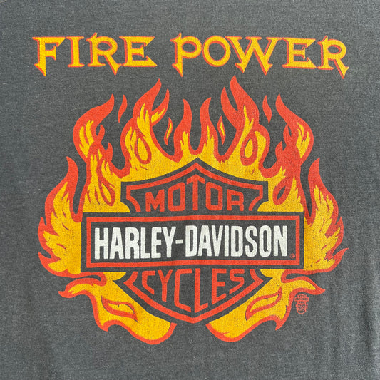 1980’s Harley-Davidson Fire Power Shirt (L)