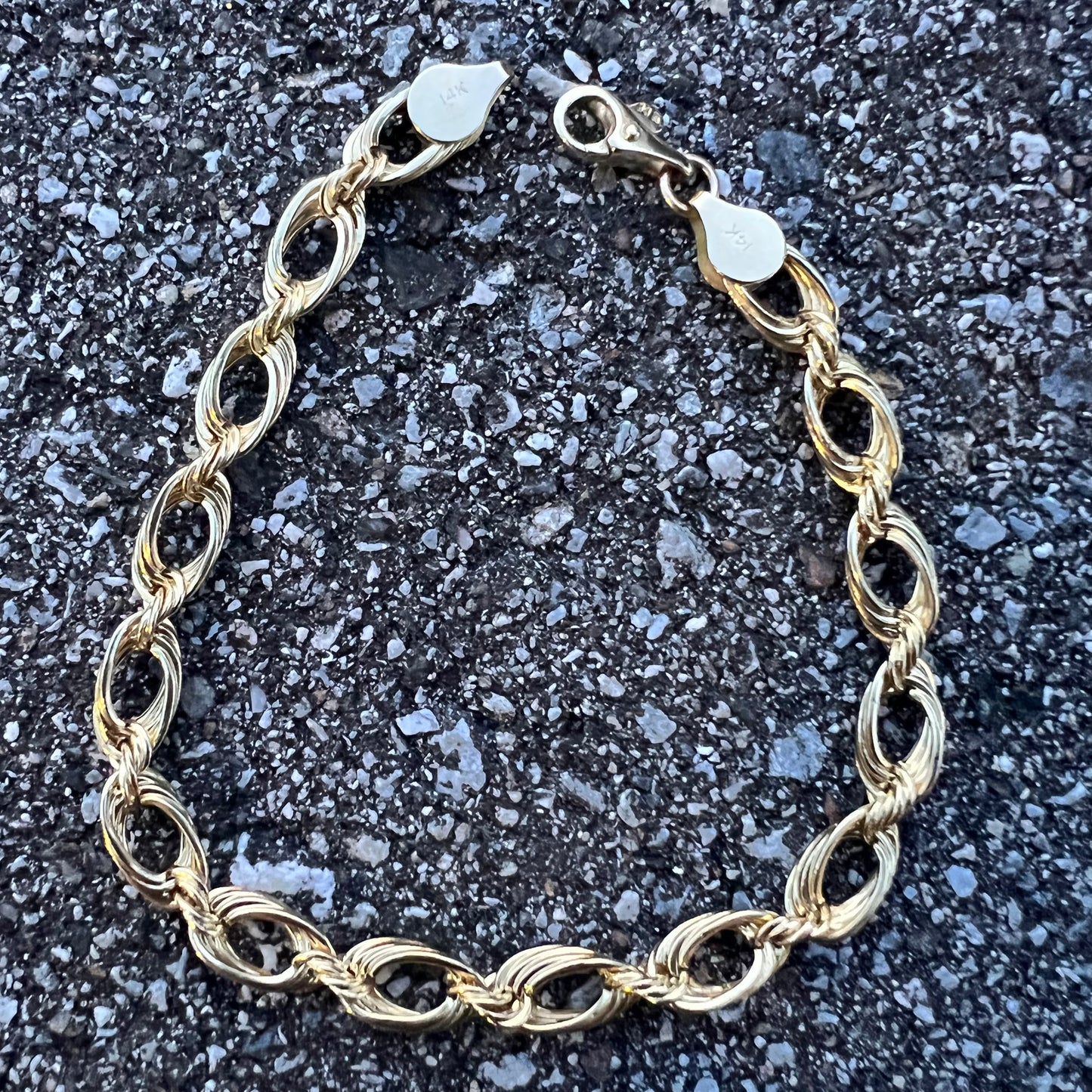 Vintage 14k Milano Link Bracelet