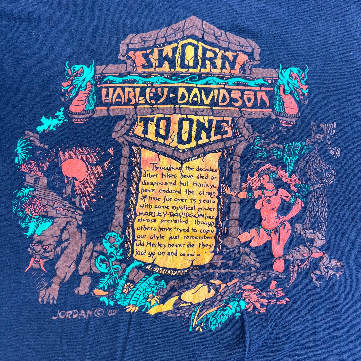 1982 Harley Davidson “Sworn To One” (XL)