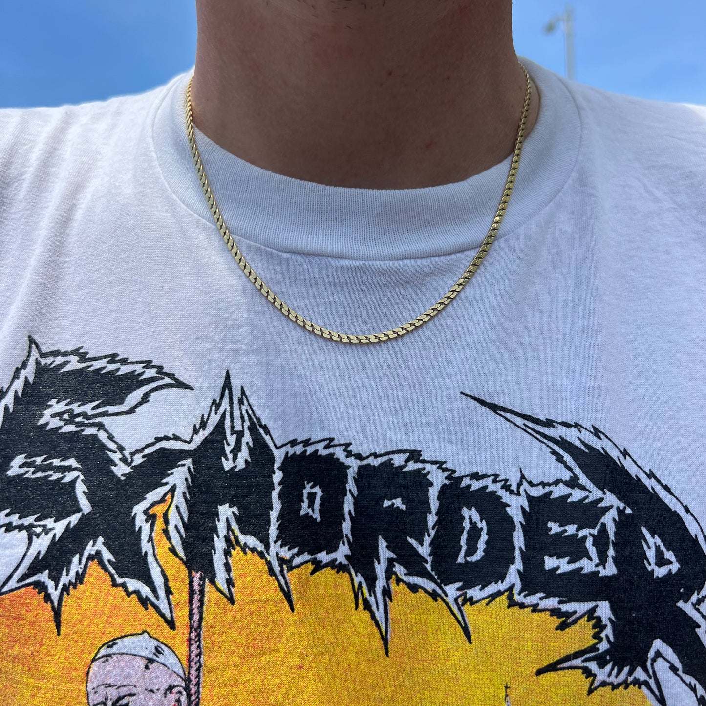 1960’s Solid 14k Old School Italian Cuban Link Necklace
