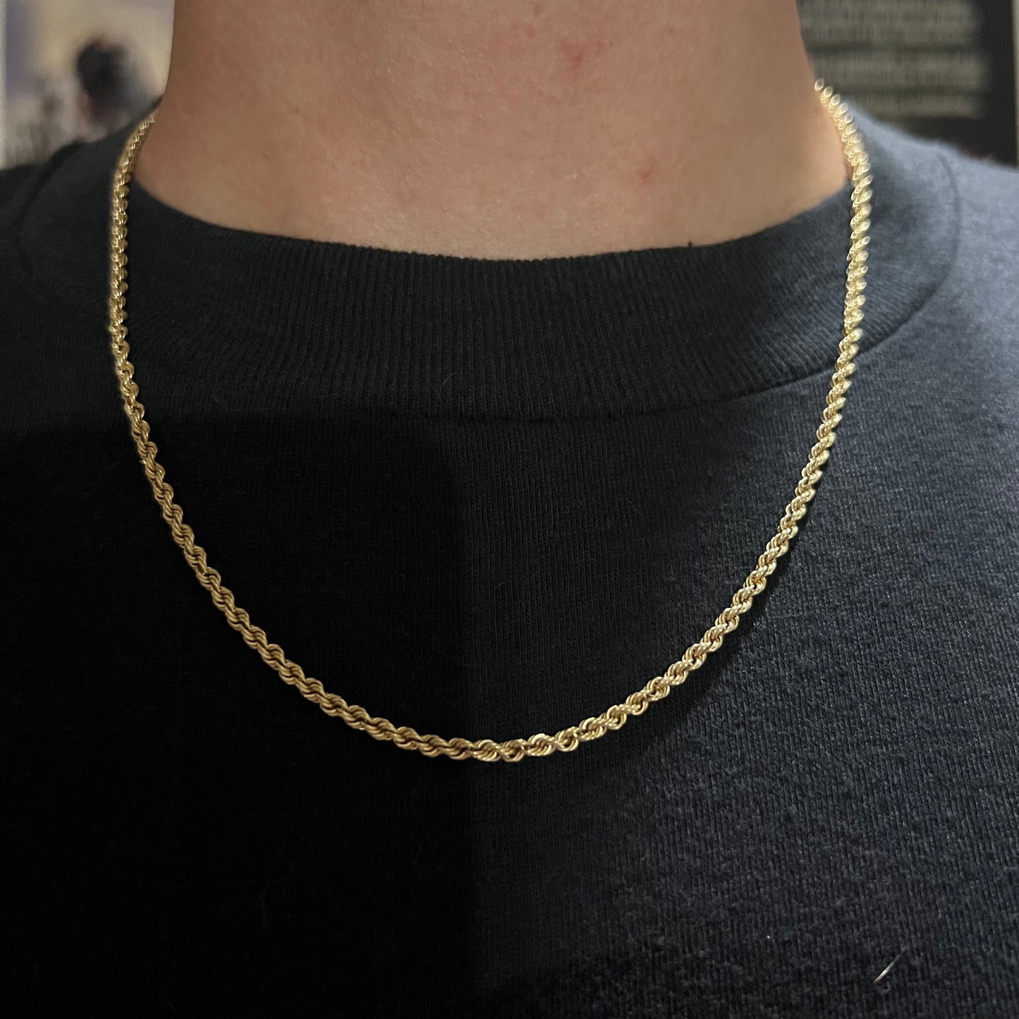 1979 Solid 14k Classic Rope Chain (19.5”)