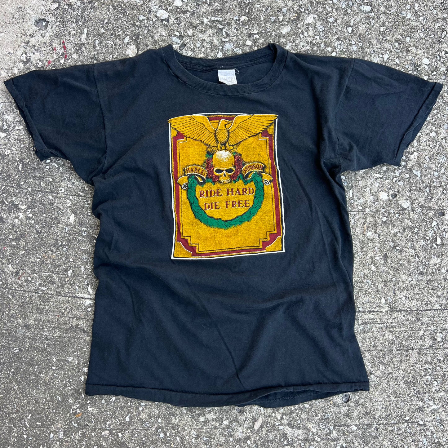 Very Early 1980’s Harley Davidson Nationalist Eagle Shirt (XL)