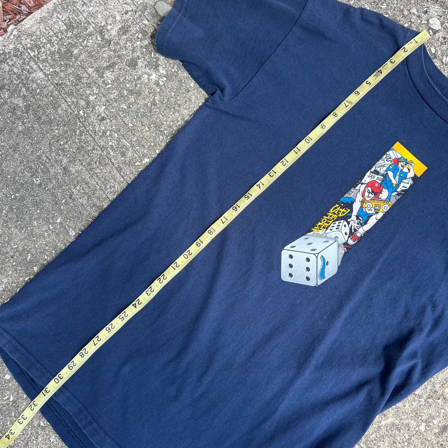 1990’s Shortys Skateboards Peter Smolik “Rollin’ Dice” Pro Model Shirt (L)