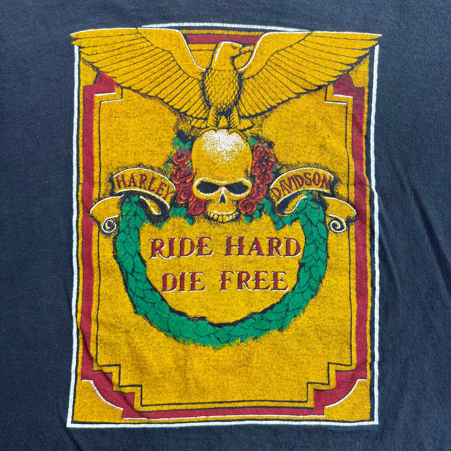 Very Early 1980’s Harley Davidson Nationalist Eagle Shirt (XL)